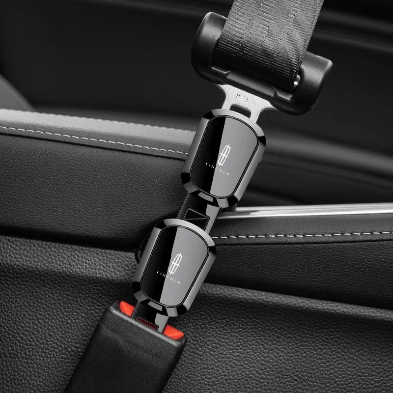 

1pc Car Seat Belt Extension Plug Metal Seat Belt Clip Adjustable Extender For Lincoln MKZ MKX Aviator Navigator Continental