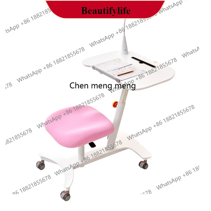 

G153 Integrated study table Students can lift and lower writing household desks and chairs can move small apartment desks