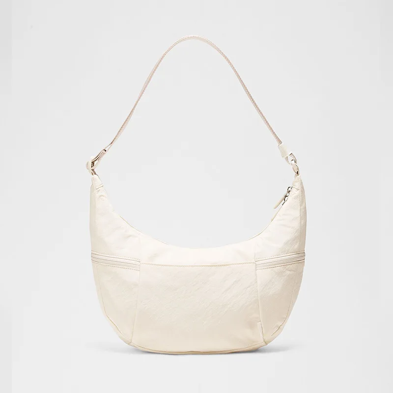 Casual commuter messenger bag custom women's fashion versatile lazy style dumpling bag lightweight shoulder bag