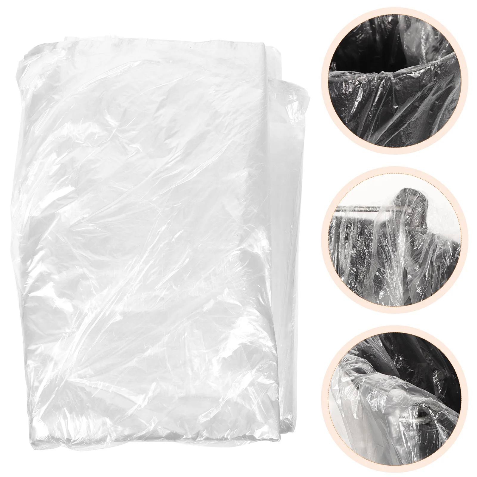 

80 Pcs Feet Spa Pedicure Tools Foot Bath Bag Portable Liners Clear Bags Bathroom Organizer Plastic