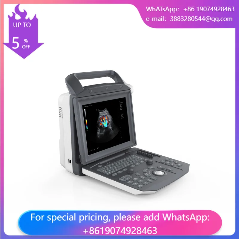 Mecanmed Veterinary Device Color Doppler Ultrasound Scanner Portable Pet Ultrasound Machine