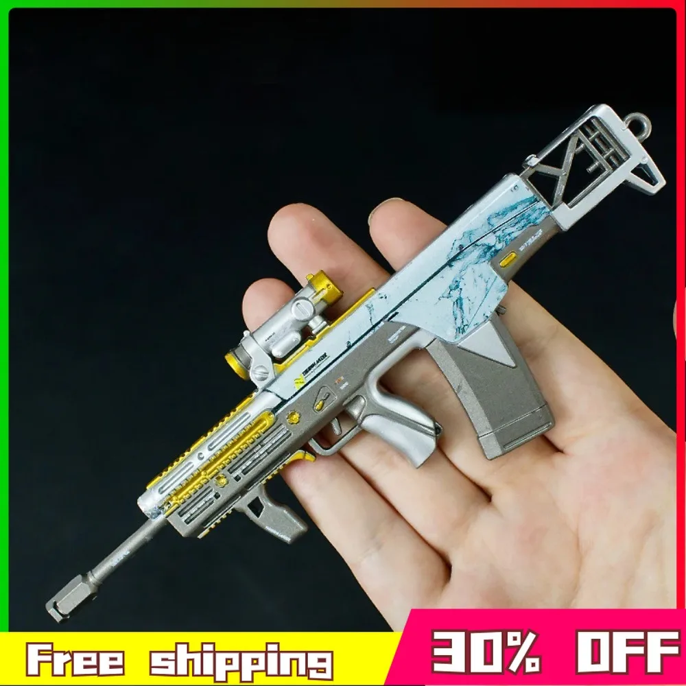 In Stock  Delta Force Operation Game ASH-12 Peripherals Metal Model Desktop Decoration Birthday Gifts Toys Can Be Wholesaled