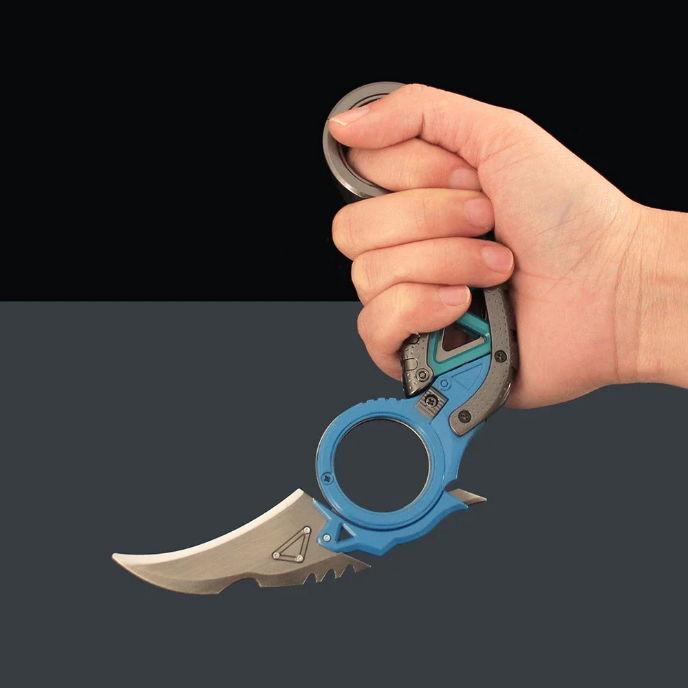 Juego APEX de 18cm, arma periférica, garra de un cuchillo plegable Raptor, modelo samurái, decoración de hilar familiar, regalos de colección