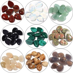 5/10PCS Natural Cabochon Stones Waterdrop Opal/Agate/Malachite/Turquoise For Necklace Earring  Jewelri Making Jewelry Materials