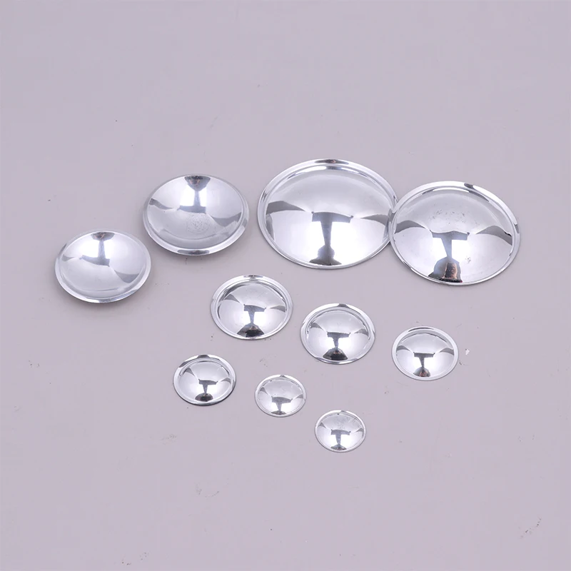Dust Cap Speaker Dust Cap Cover Speaker Trumpet Capelotes White Bright Hat Woofer Loudspeaker Dust Cover Bright-Silver 20mm 30mm
