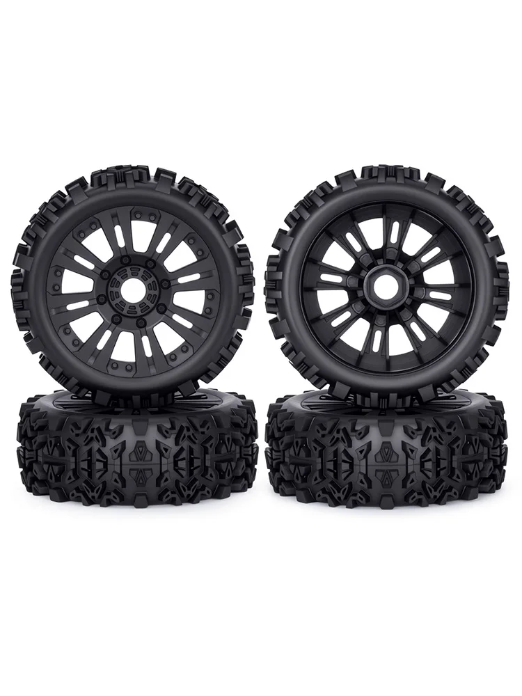 4 pièces 121*43mm 1/8 RC voiture tout-terrain Buggy pneu 17mm Hex pour ARRMA Typhon Talion Traxxas Redcat équipe Losi Kyosho HPI HSP VRX