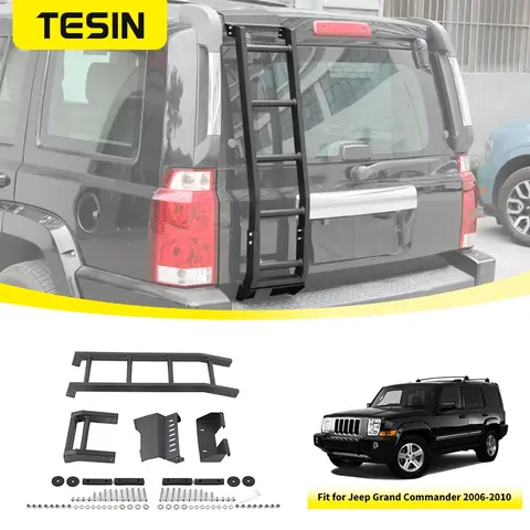 TESIN for Jeep Grand Commander 2006 2007 2008 2009 2010 Car Rear Door Tailgate Ladder Protective Frames Exterior Accessories