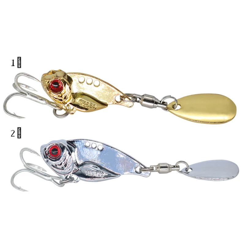 Spinner iscas de pesca wobblers colher de lantejoulas crankbaits artificial fácil shiner vib iscas para pesca com mosca truta pesca