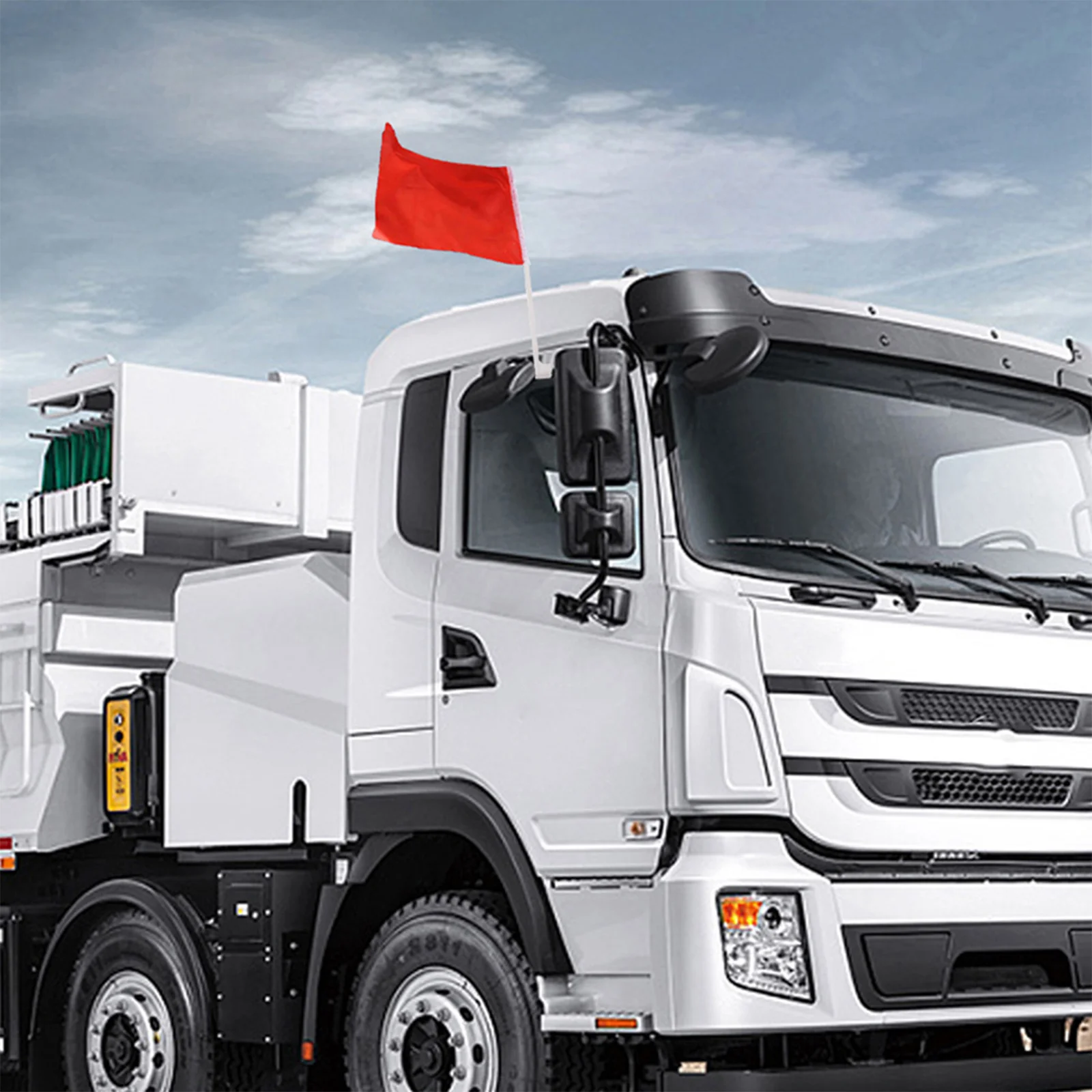 

15Pcs Car Window Flagpoles Sturdy Clip Designed Flag Holder Adjustable Vehicle Flag Racks Outdoor Travel Car Supplies