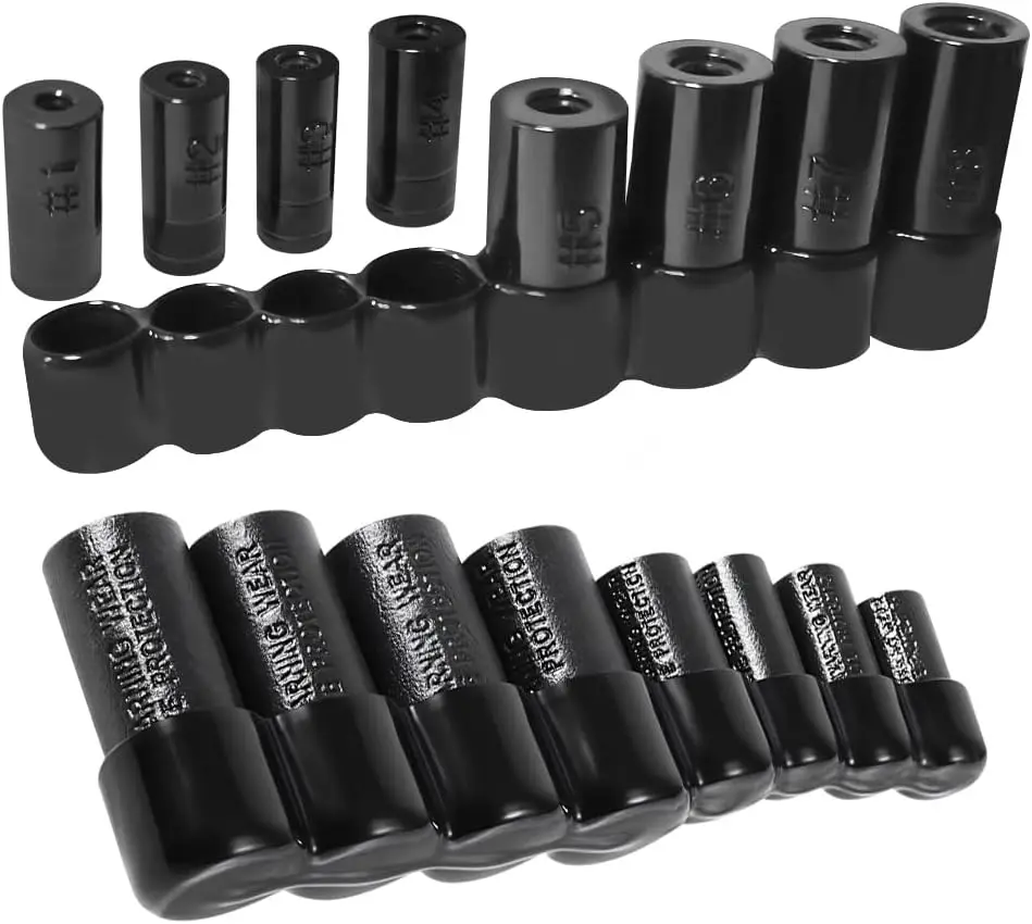 ชุดประแจหัวต่อ, 8 ชิ้น, ขนาด 1/4' และ 3/8' นิ้ว, ใช้ได้กับหัวต่อ MCTI ขนาด 1/2', 1/8' NPT, เมตริกถึง 12 มม.