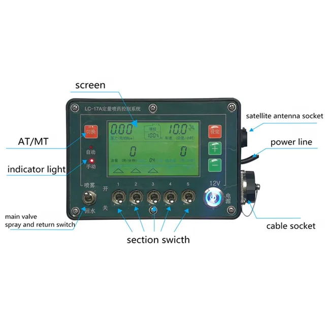 

boom tractor sprayer accessories quantitative spraying system control box