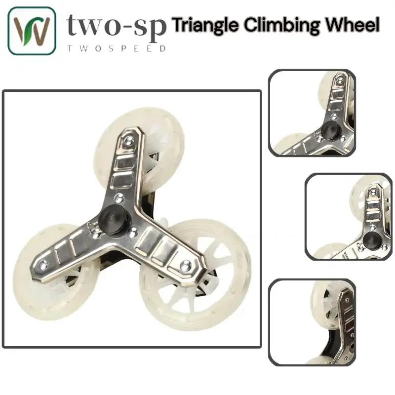 

Треугольное колесо из нержавеющей стали, белое, износостойкое и бесшумное, универсальное для багажа/колясок.