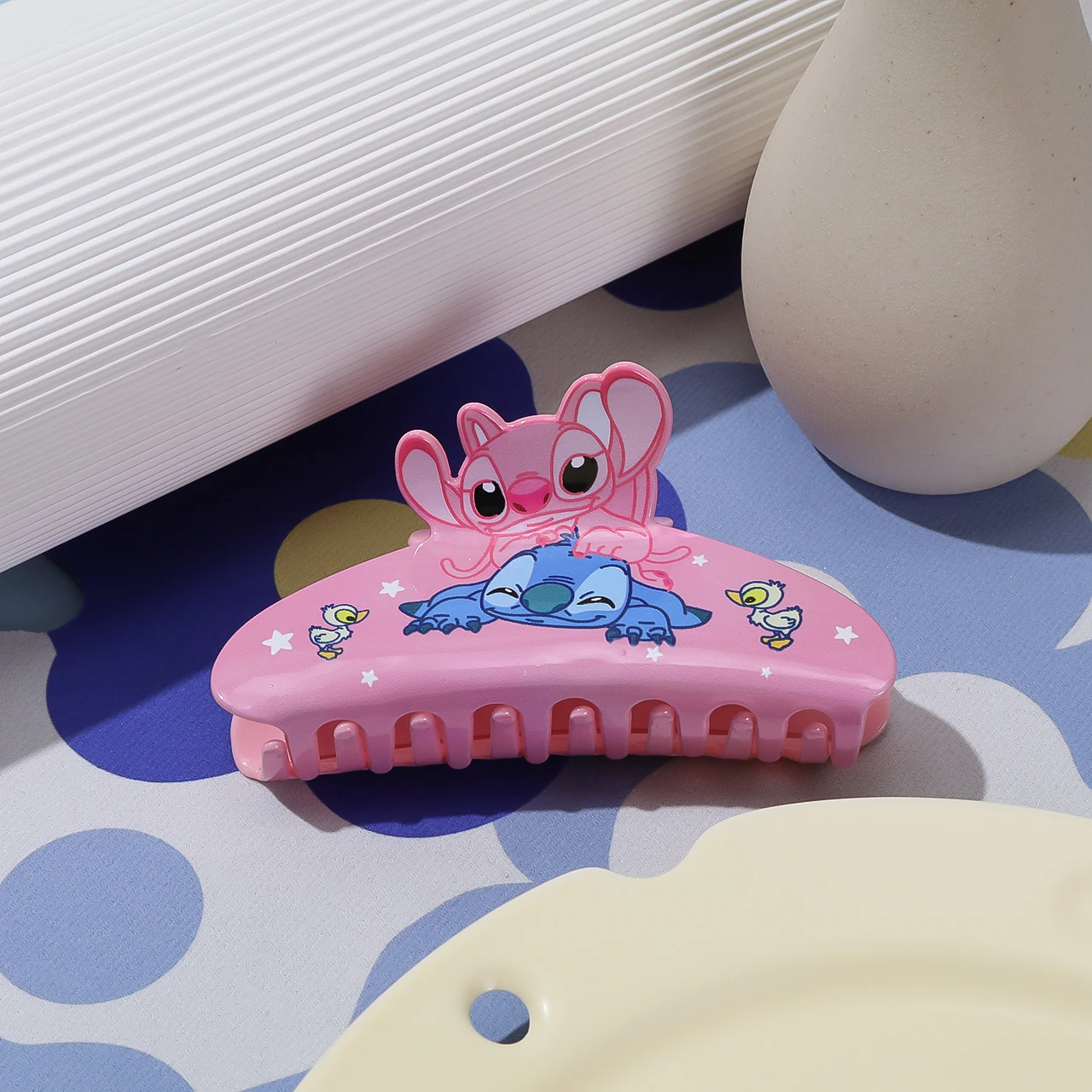 3 pinzas en forma de garra para el pelo coloridas de la serie Stevie de Disney al azar, accesorios decorativos prácticos para el cabello de estilo diario