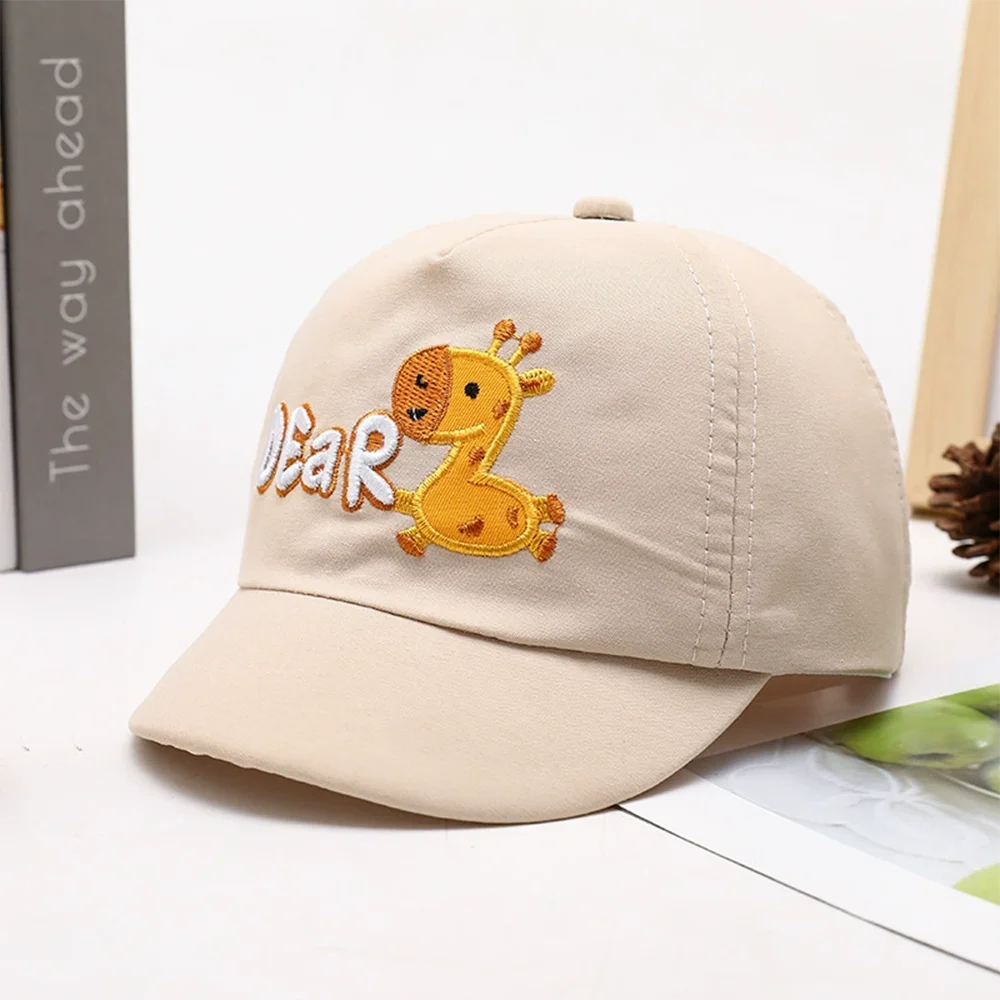 Baby Hats Cartoon Deer Children's Baseball Cap Cheap Blue Boys And Girls Cute Peaked Caps For Kids 3-12 Month