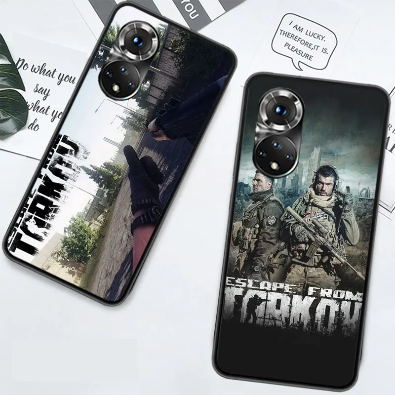 Escape From Tarkov Phone Case For Huawei P Smart 2021 Y5 Y6 Y7 Y9 Honor 50 20 Pro 10 10I 9 9X Y9S 8 8A 8X 8S 7S Cover