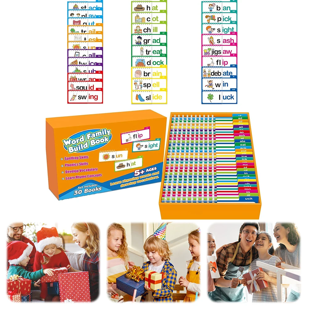 

Word Families Letter Sounds Flash Cards ABC Vocabulary Flash Cards Learn To Read Phonics Flash Cards Educational Reading Games