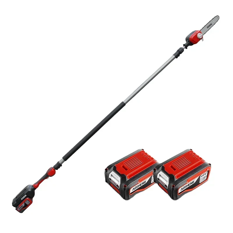 40V 12 Inch Cordless Pole Saw Rechargeable Chainsaw Long Handle Pruner Telescopic Pole Saw