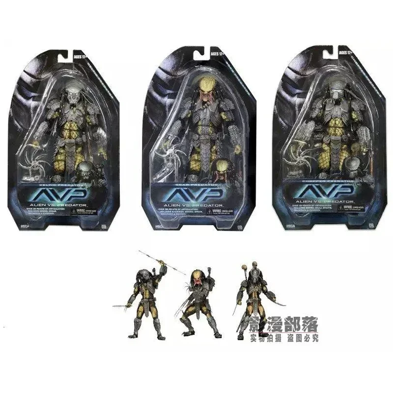 Masked Scar Avp Celtic Chopper Scar Action Figure Alien Predator Series Serpent Hunter Covenant Elder Predator Decor Toys