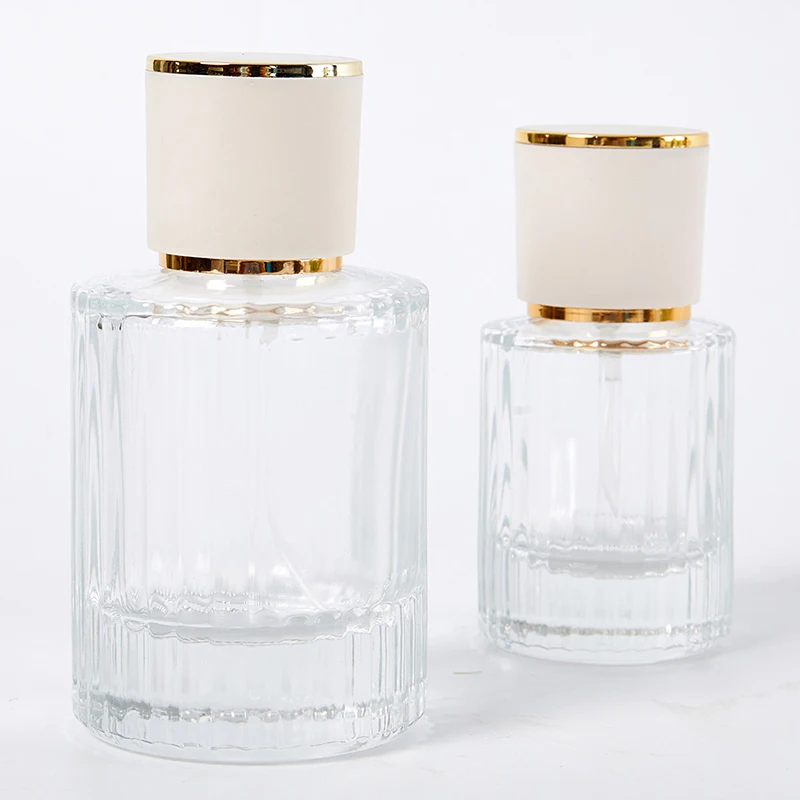 30/50ML Perfume Glass Spray Bottle Portable Clear Cosmetics Perfume Atomizer High Capacity Empty Bottles Refillable