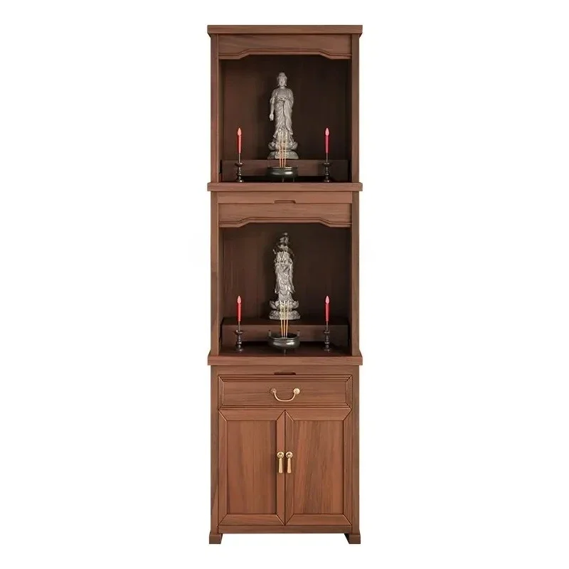 

A16 Elm Buddha Shrine Clothes Closet Altar Cabinet Buddha Shrine Buddha Cabinet God of Wealth Cabinet Altar Solid Wood