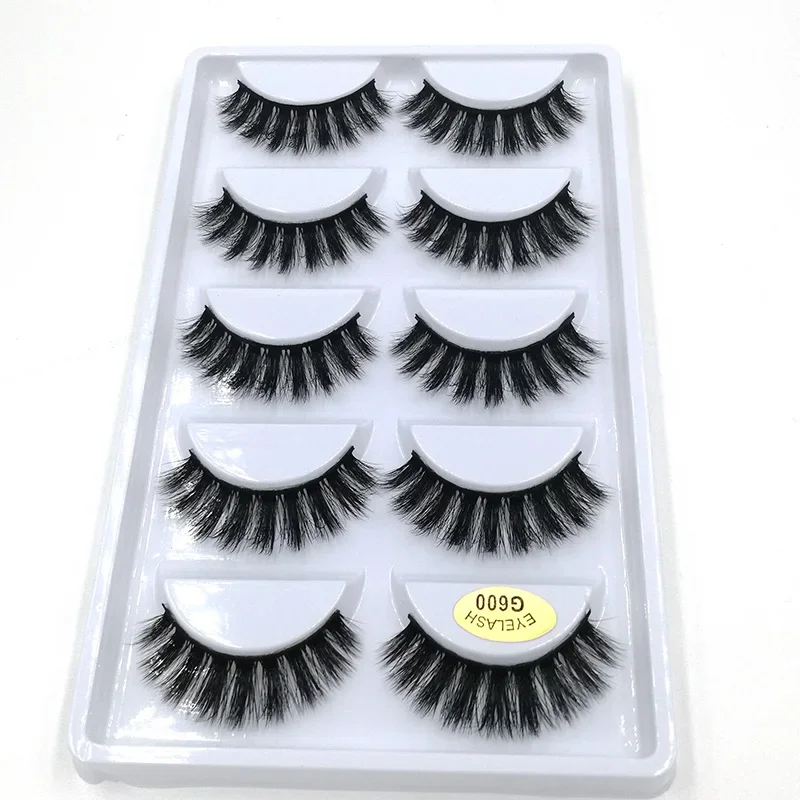 3D-Wimpern mit natürlichem Volumen, wiederverwendbare Streifenwimpern, leichte, flauschige Augenverlängerungen für natürliche Augen-Make-up-Looks