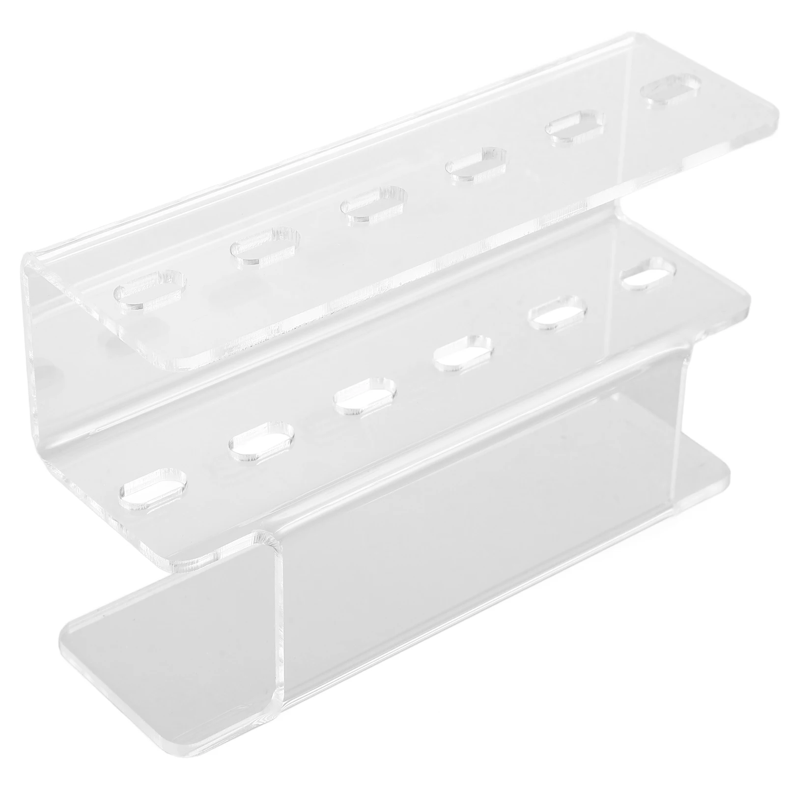 

Clear Acrylic 6-Hole Tweezer Holder Stand Lash Tweezer Organizer Compact Display Shelf for Makeup Tools Beauty Workstation