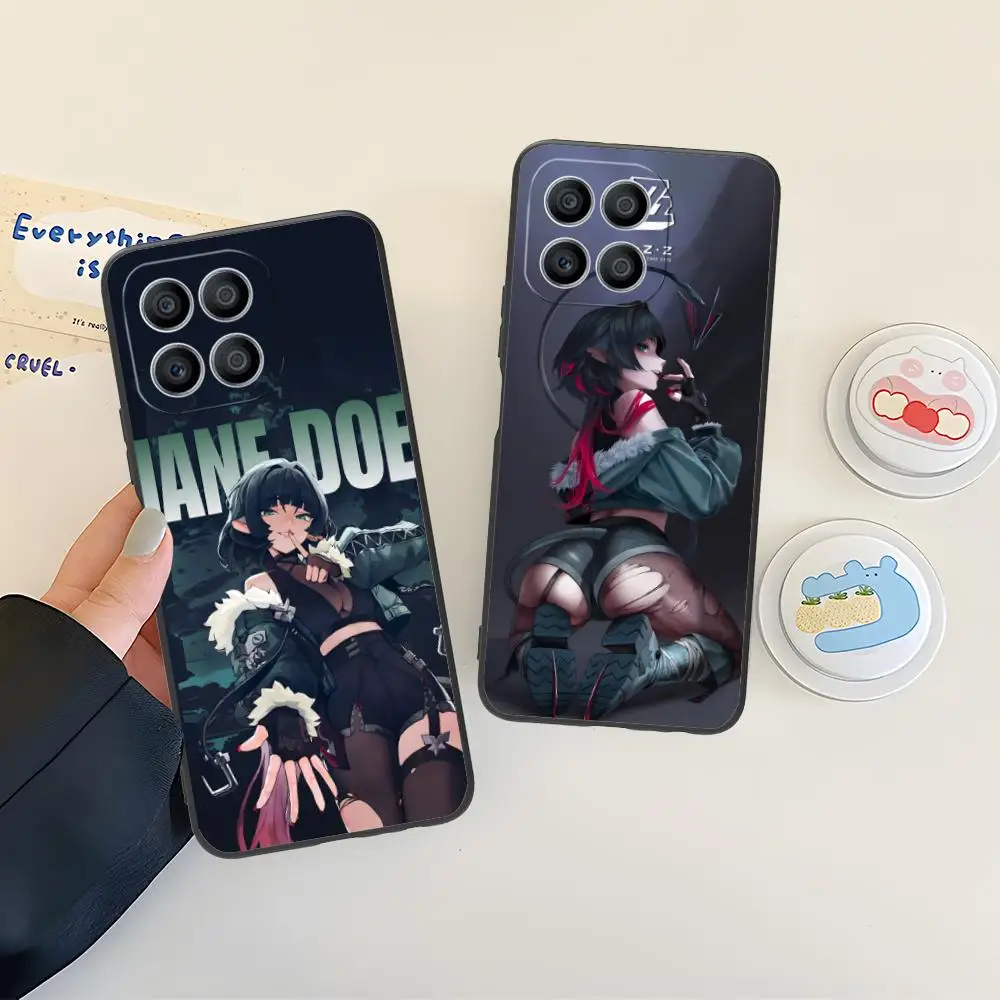 حافظة هاتف Zenless Zone Zero Jane Doe لهاتف Honor 90 80 70 60 50 30 20 10 9 8 7 Pro S SE Lite 5G طباعة ملونة واقية جميلة