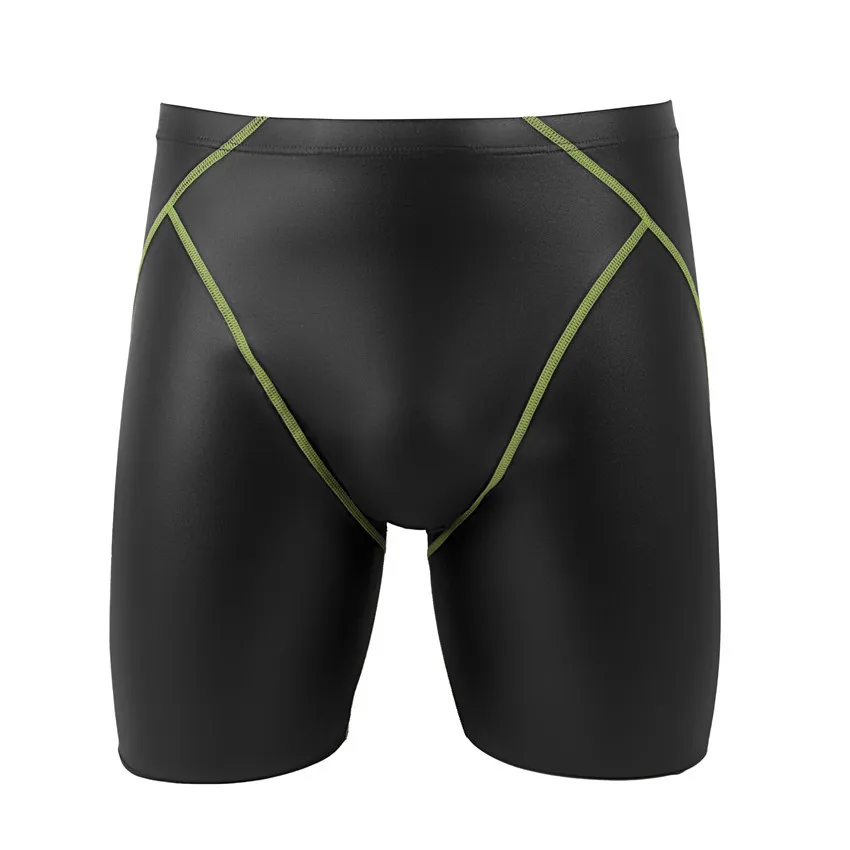 Men\'s Boxers Shorts  Faux Leather Underwear Cueca Man Pantie U Convex Pouch Underpants Male Trunks Ropa Interior Hombre M-XXL