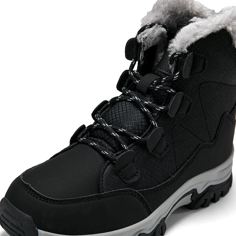 الشتاء المرأة أحذية الثلوج 2025 جديد في الهواء الطلق سميكة أفخم الإناث أحذية رياضية حذاء الثلوج الدافئة سميكة وحيد الثلوج مقاوم للماء حذاء قطني