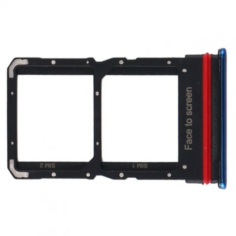 SIM tray for XIAOMI MI 10 LITE MICRO SD card adapter blue BOREAL # Xiaomi Mi 10 lite (M2002J9G)