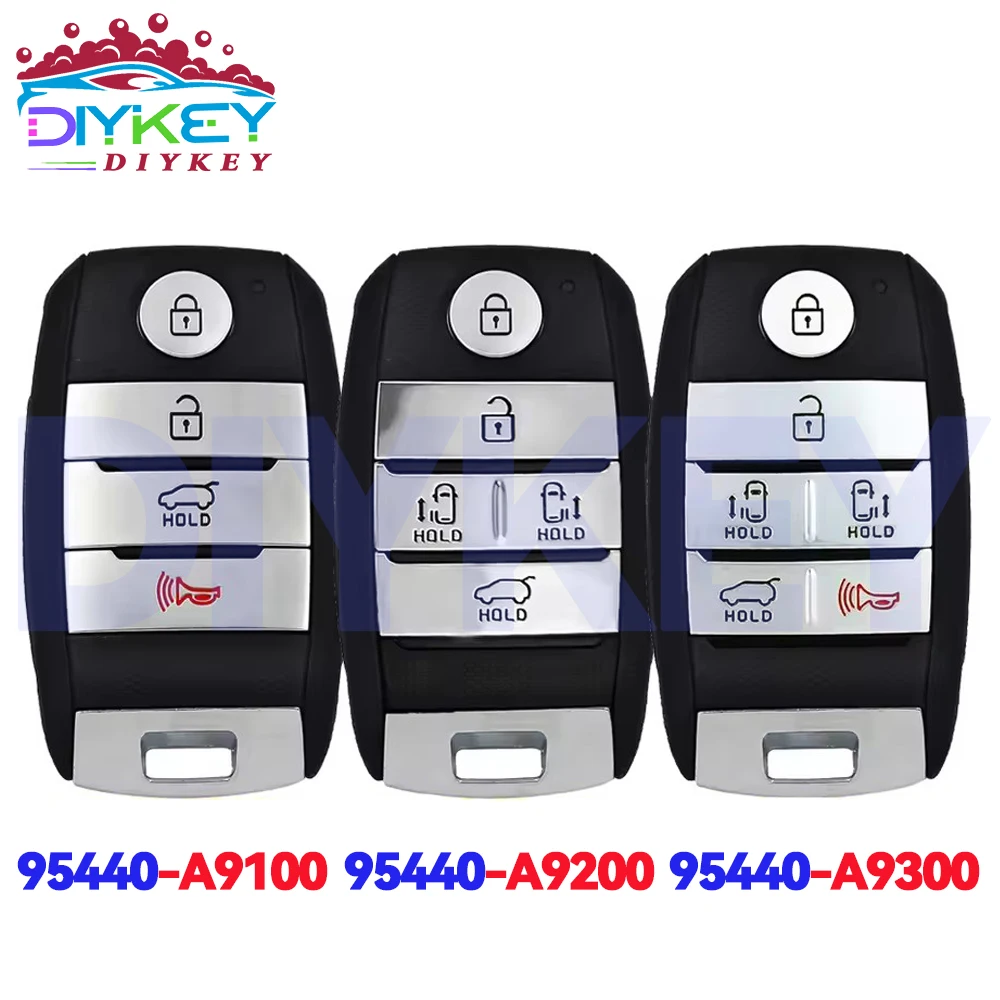

DIYKEY 95440-A9300 95440-A9200 95440-A9100 For KIA Sedona Carnival 2015 2016 2017 2018 2019 2020 2021 Smart Remote Key 433MHz