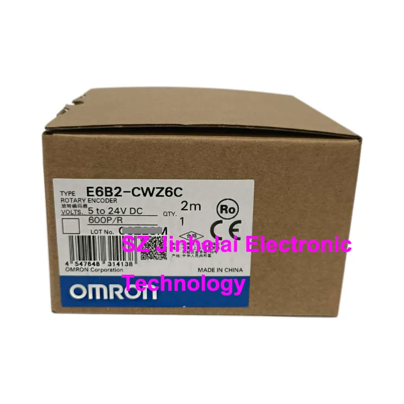 Imagem -06 - Omron-interruptor Rotativo Encoder Original E6b2-cwz6c 360p r 500p r 600p r 2m 524v dc Novo