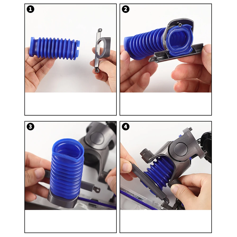 Vacuum Cleaner Kit For Dyson Slim V8 Slim Digital Slim V10/V12/V15 Series Laser Soft Velvet Suction Head Replacement Blue Tube