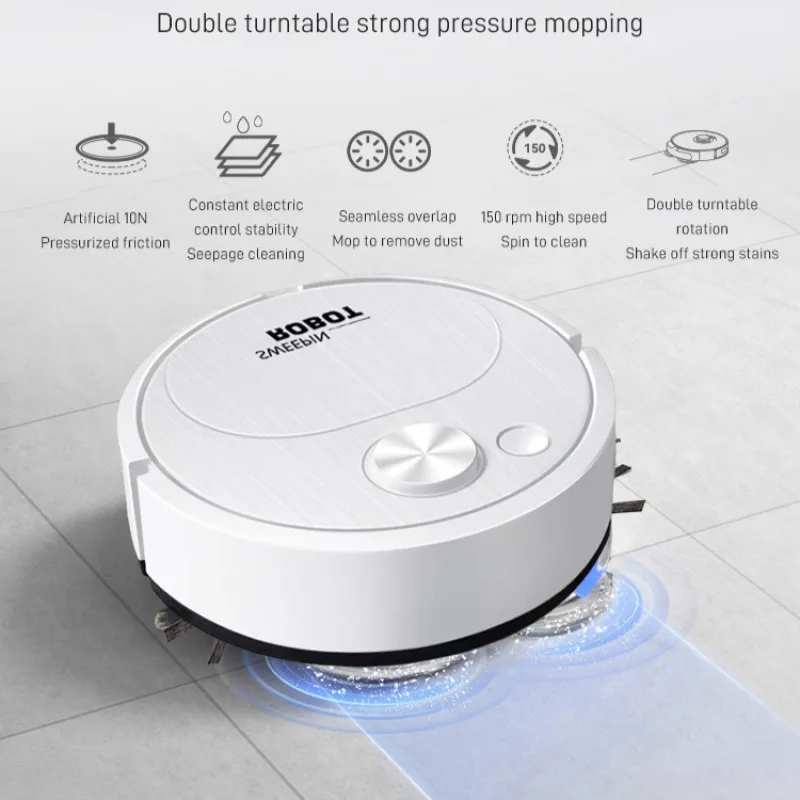 スマート掃除機ロボット,ミニUSB充電器,完全自動ロボット,家庭用