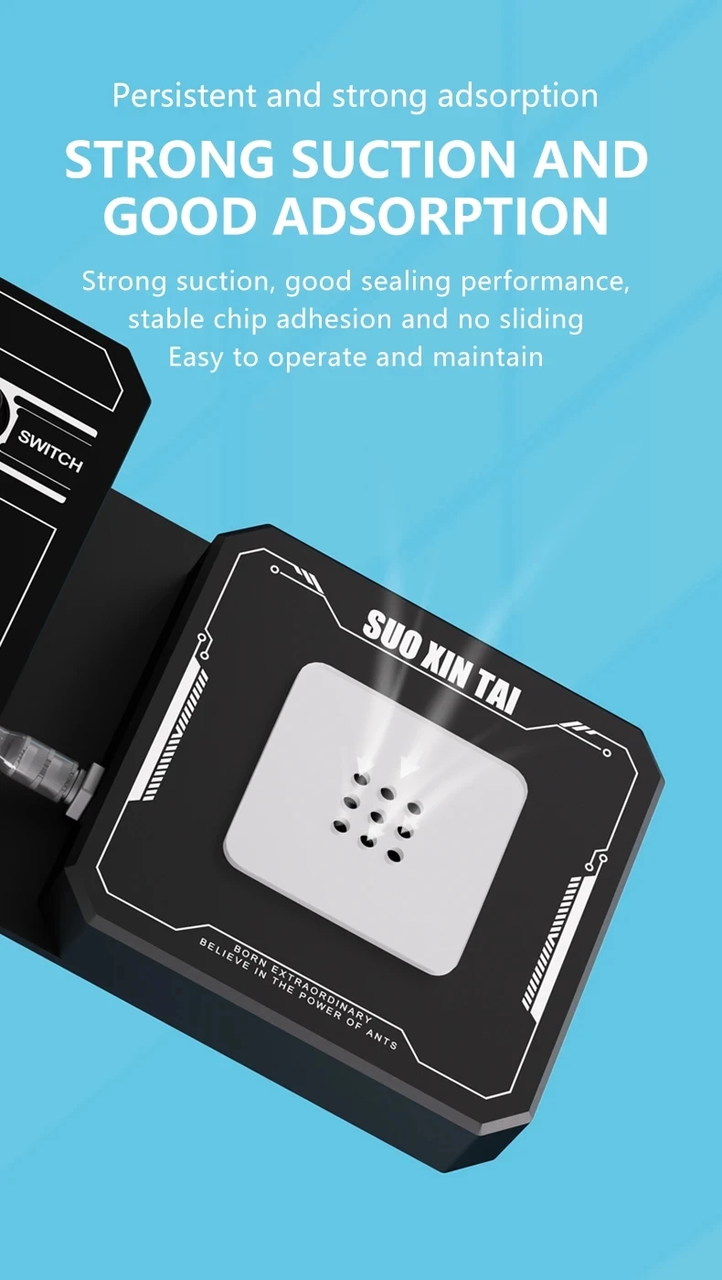 MaAnt M083 chip repair fixed adsorption table strong adsorption does not slide suitable for a variety of chips and fixed tools