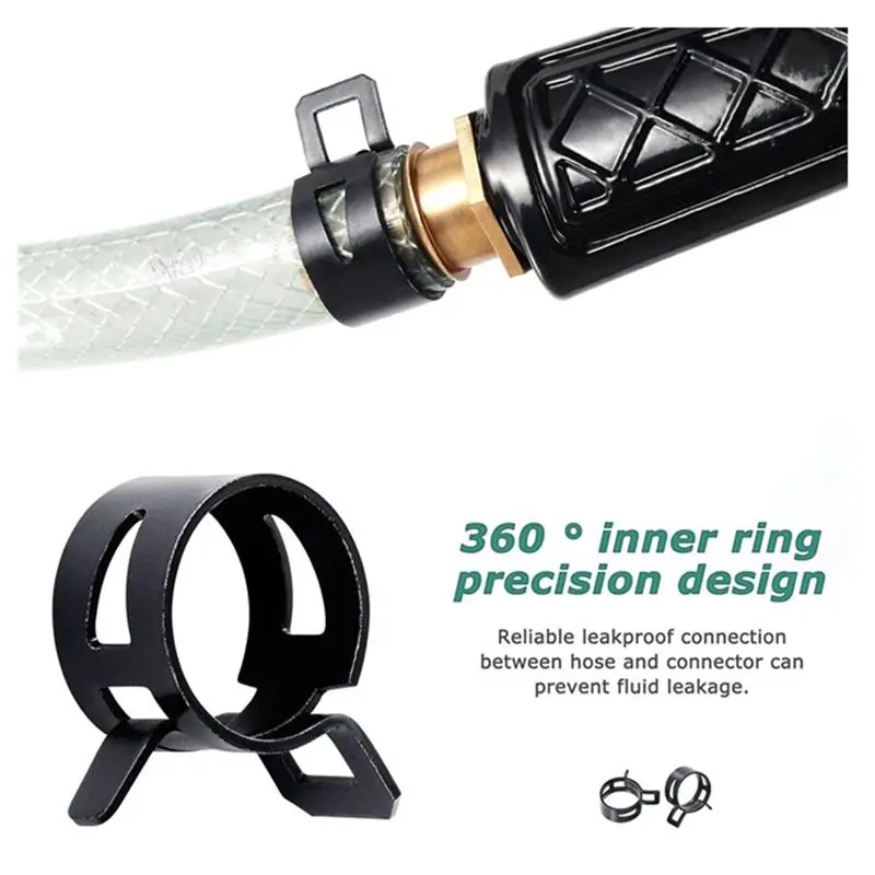 Versatile 91Pcs Spring Band Hose Clamps Assortment With Dedicated Pliers For Silicone And Air Hose Pipes-B51B