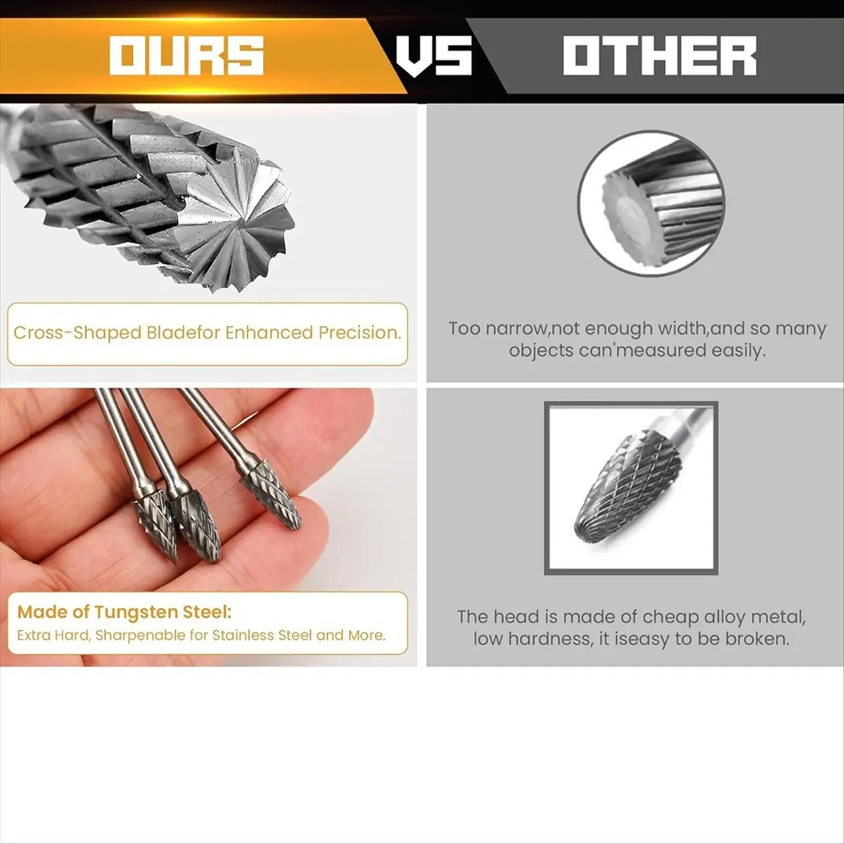 2026 + 20pcs 1/8 Inch ShankCarbide Burr Set Compatible with DremelBits Tool for Stone Wood Carving Cutting Engraving Polishing