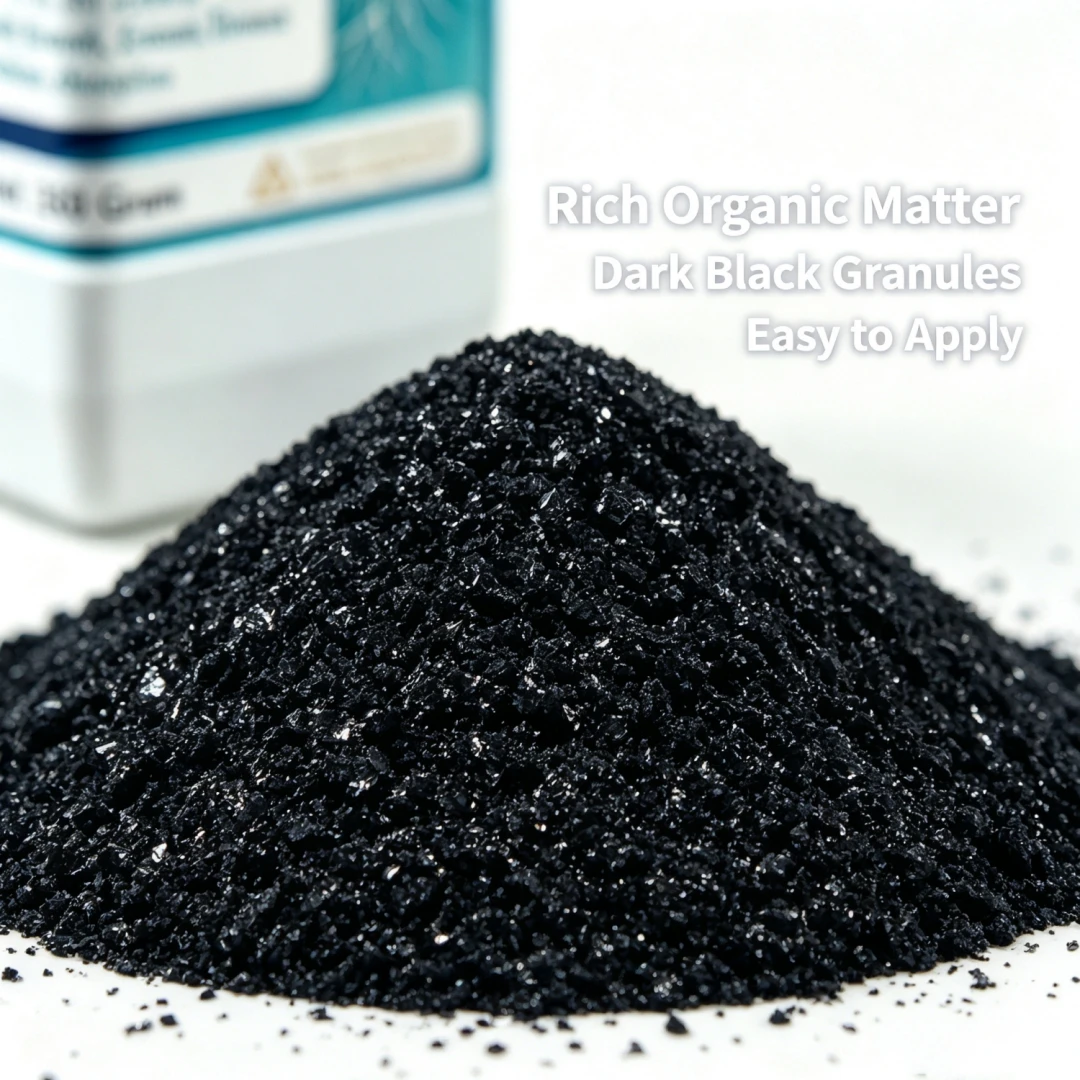 Water Soluble Organic Fertilizer Potassium Humate Soil Conditioner for Bonsai Flowers Veggies Pepper Home Garden Crops