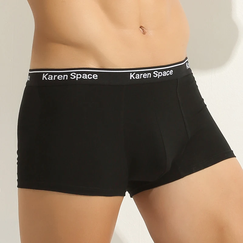 ملابس داخلية مريحة للرجال ، سراويل داخلية قطنية للرجال ، شورتات بوكسر ، من القطن #5