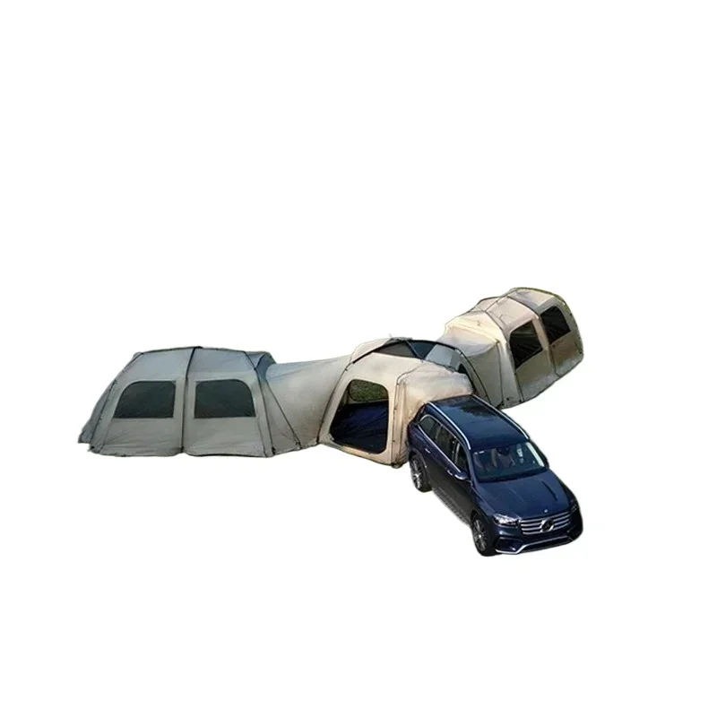 Cold Mountain Tribe 205 Outdoor Camping Overnight Windproof Lightweight Rainproof Vinyl Sunscreen Large Space Tent