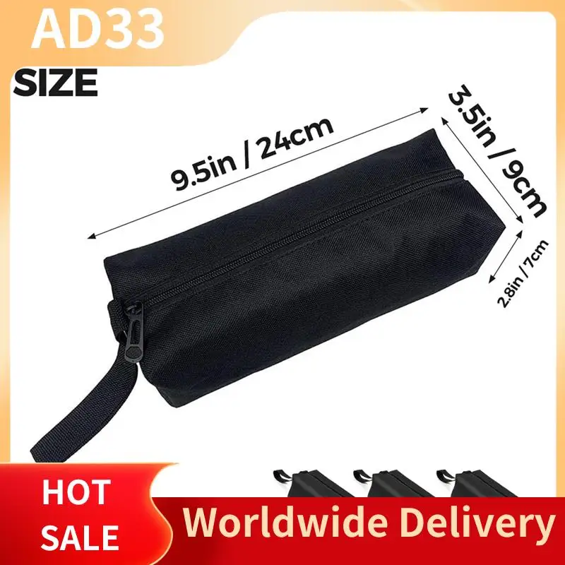 Mejores OFERTAS, paquete de 3 bolsas de herramientas pequeñas, bolsas de herramientas multiusos, bolsa con cremallera de fondo plano, bolsa de herramientas de lona Oxford impermeable, duradera Ea