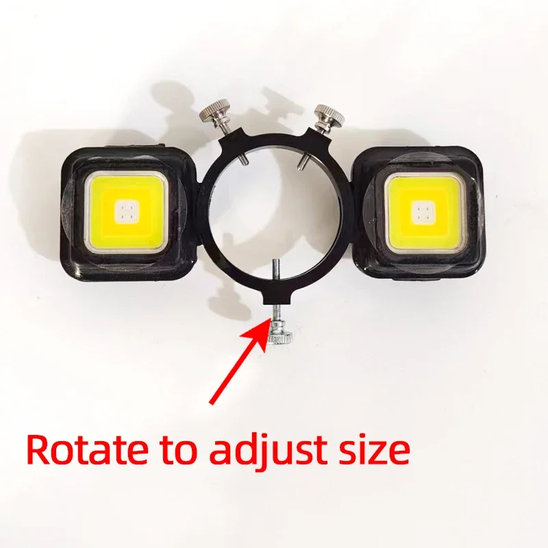 Spray gun light paint spray gun USB lithium battery rechargeable dual bulb spray gun flashlight