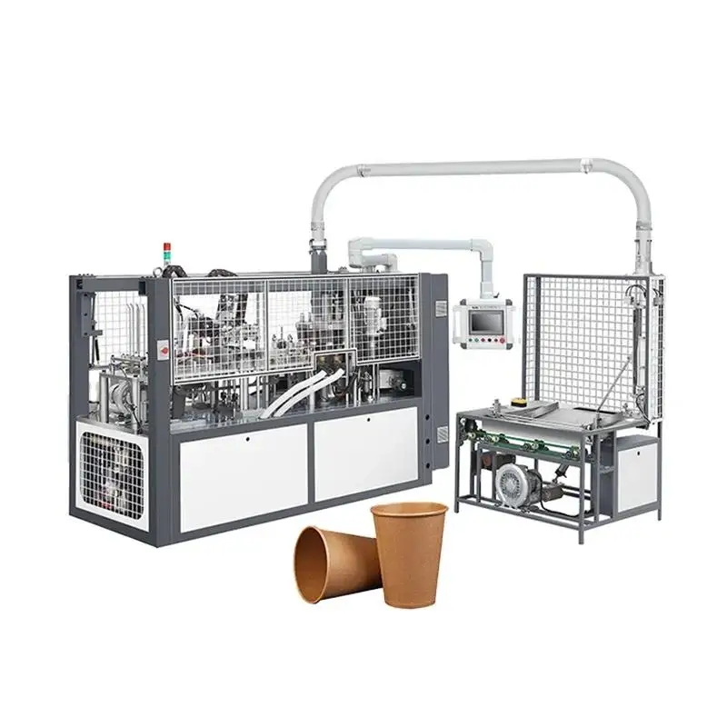 YG  paper cup machine coffee paper cup making machine with cup collection High Quality Paper Cup Production Making Machine Price