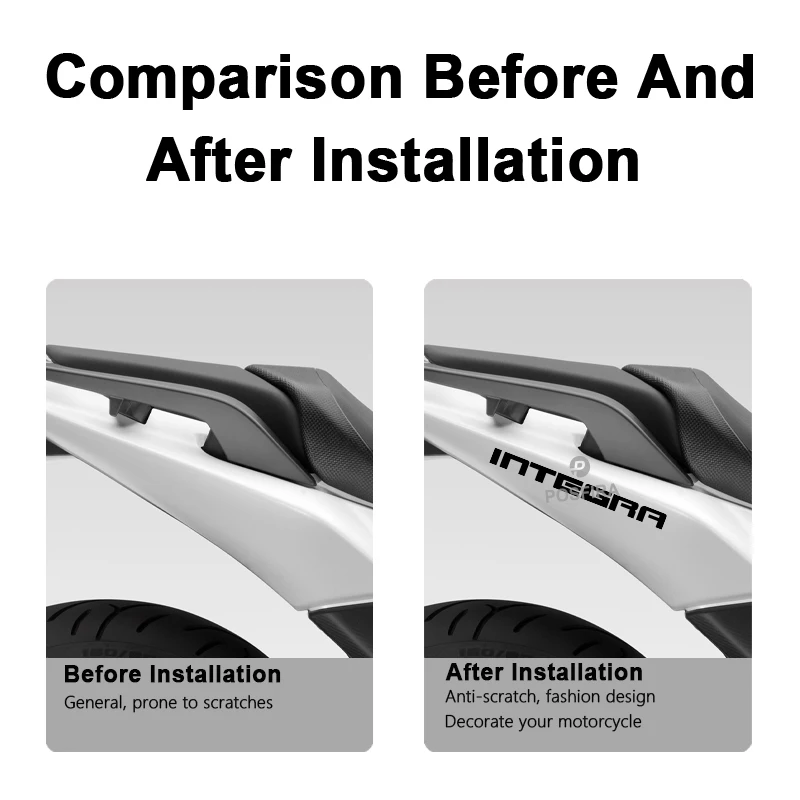 POSFIRA Motorcycle Fairing Sticker Vinyl Decals for Honda Integra 750 700 NC750D NC700D 2014-2021 2020 2019 2018 Accessories