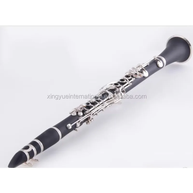 Professional Bb Clarinet for Beginners, Students, Band & Orchestra, Woodwind Instrument with Case, Mouthpiece, Reeds and Gloves.