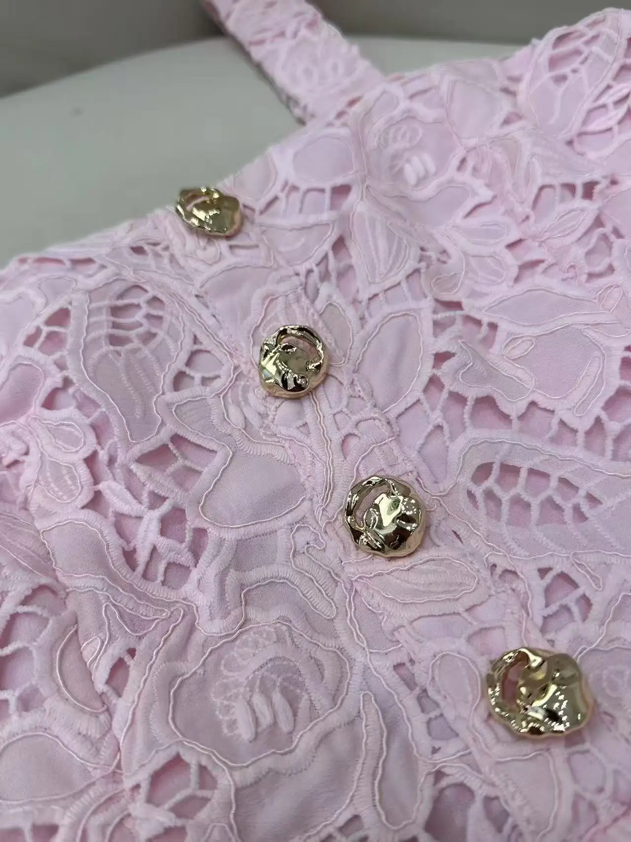 Robe élégante découpée en dentelle rose pour femmes, robes de soirée luxueuses pour femmes