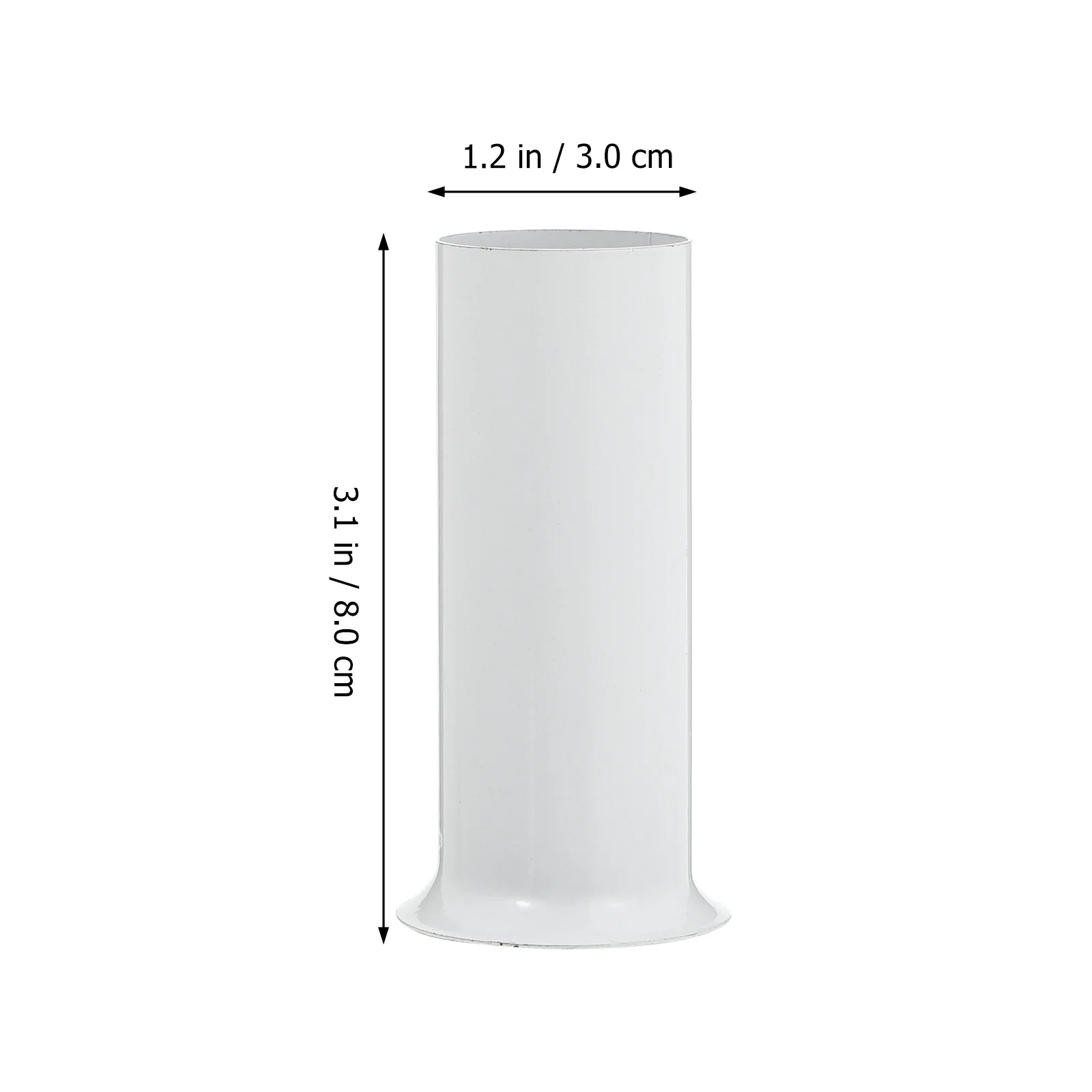 

12pcs Chandelier Lamp Base Sleeve Iron Lighting Parts Heat Resistant Replacement For Crystal Chandelier Cover