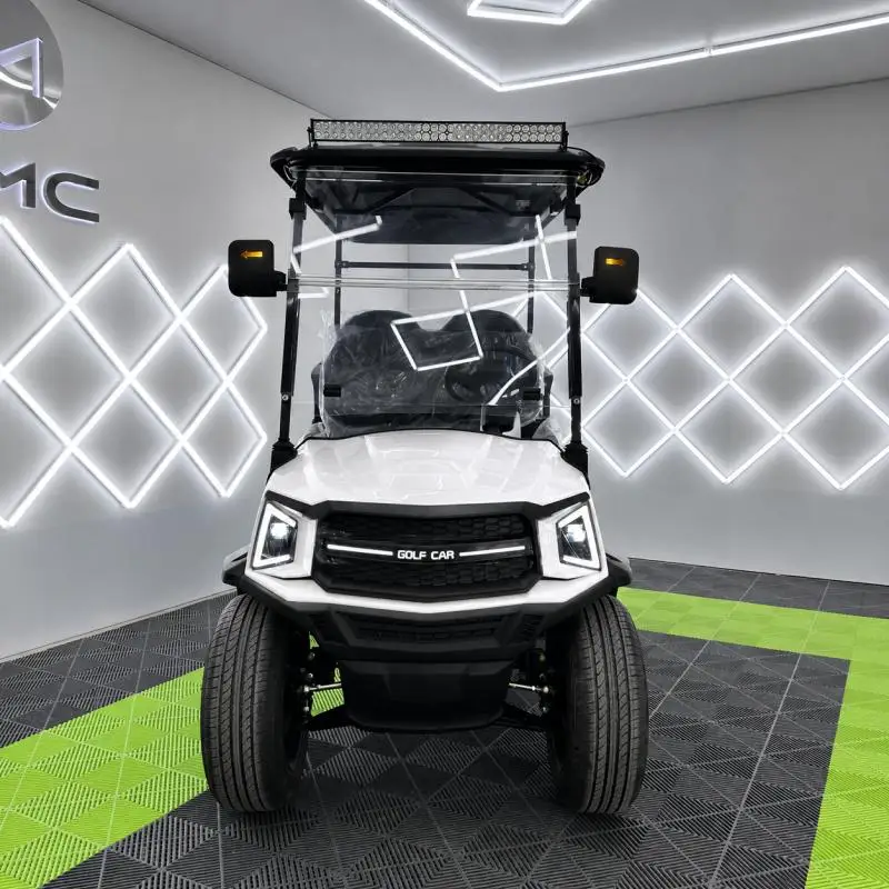 High Performance 72V Lithium Battery 4 Seater Electric Golf Cart Off Road Lifted Golf Buggy with Solar Panel
