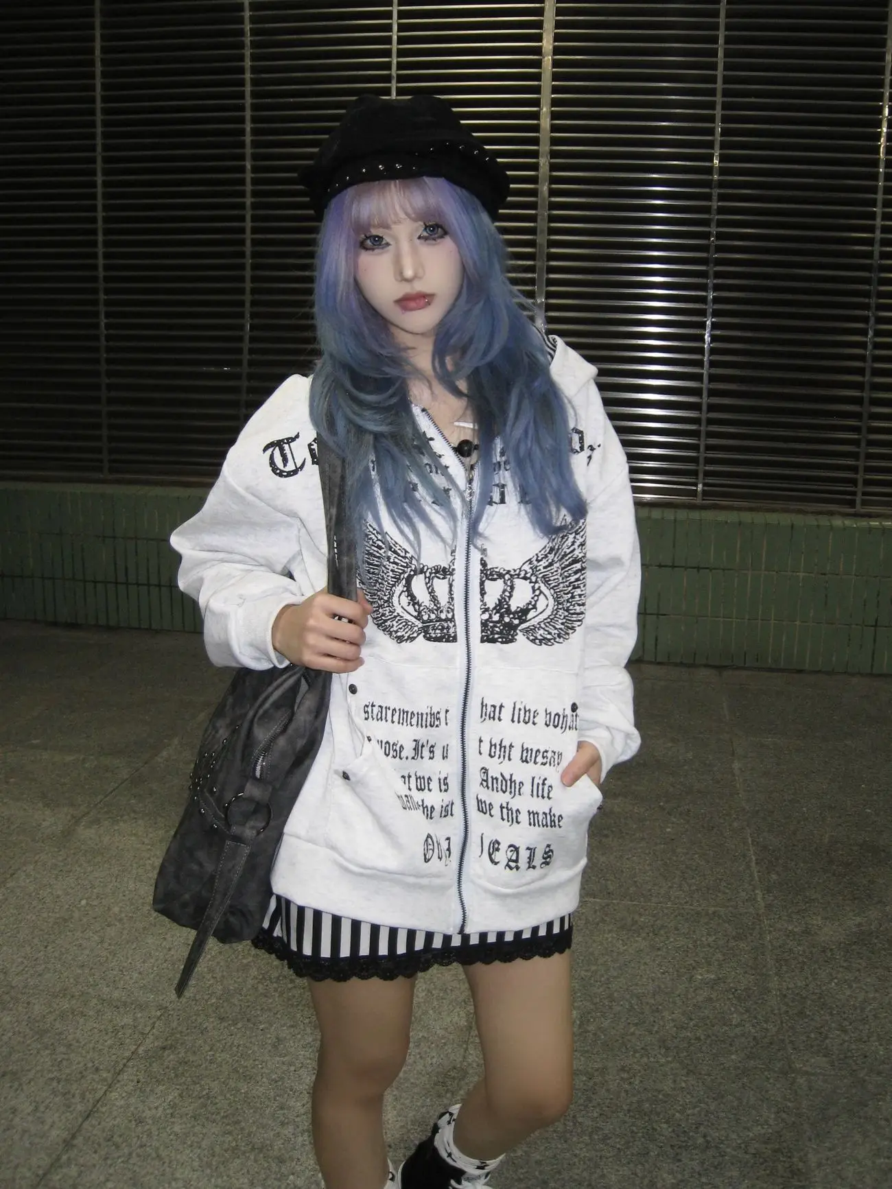 เสื้อฮู้ดพิมพ์ลายสับคัลเจอร์ ฤดูใบไม้ผลิ 2026 สำหรับผู้หญิง แขนยาว ทรงโอเวอร์ไซส์ สไตล์ฮาราจูกุ กอธิค พังก์ อีโม แจ็คเก็ตสำหรับงานปาร์ตี้ ยุค Y2K