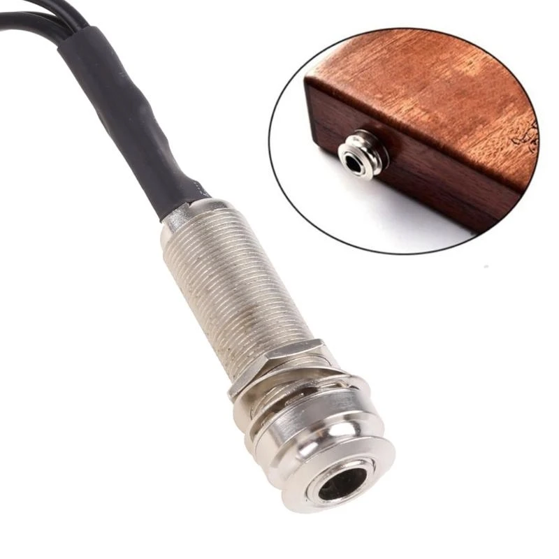 547B Piezo Contact Microphone 3 Transducer Pickups with end pin Diamond Grade